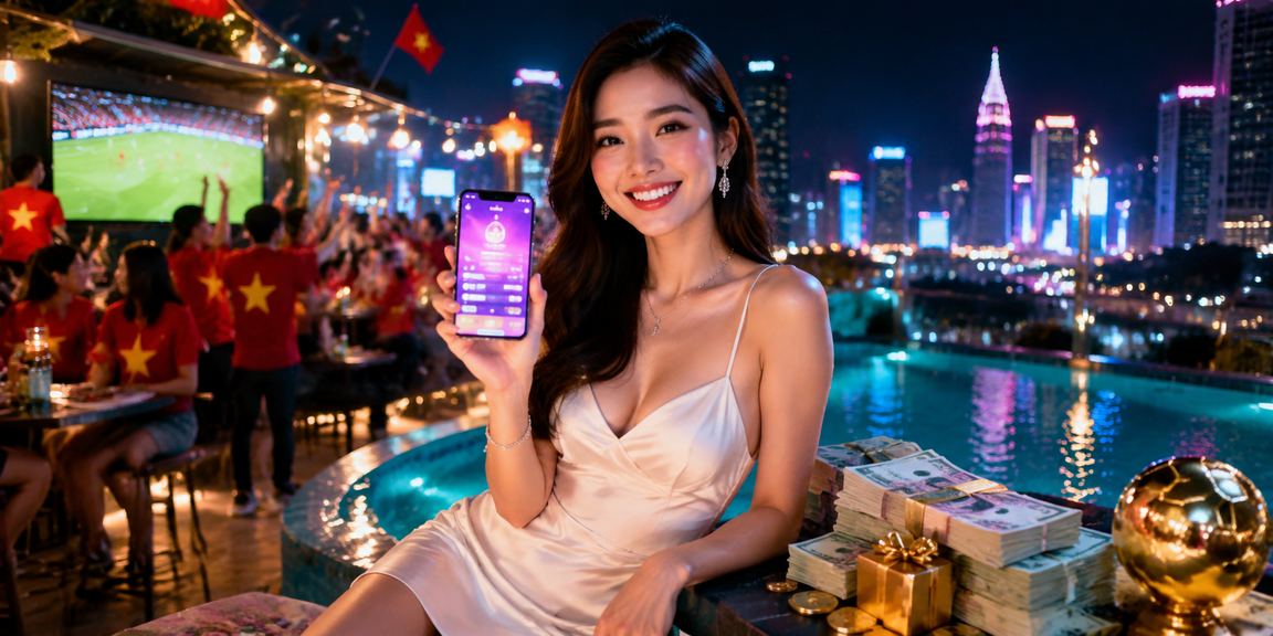 Ánh đèn neon sôi động tại Hồ Chí Minh về đêm với không khí giải trí